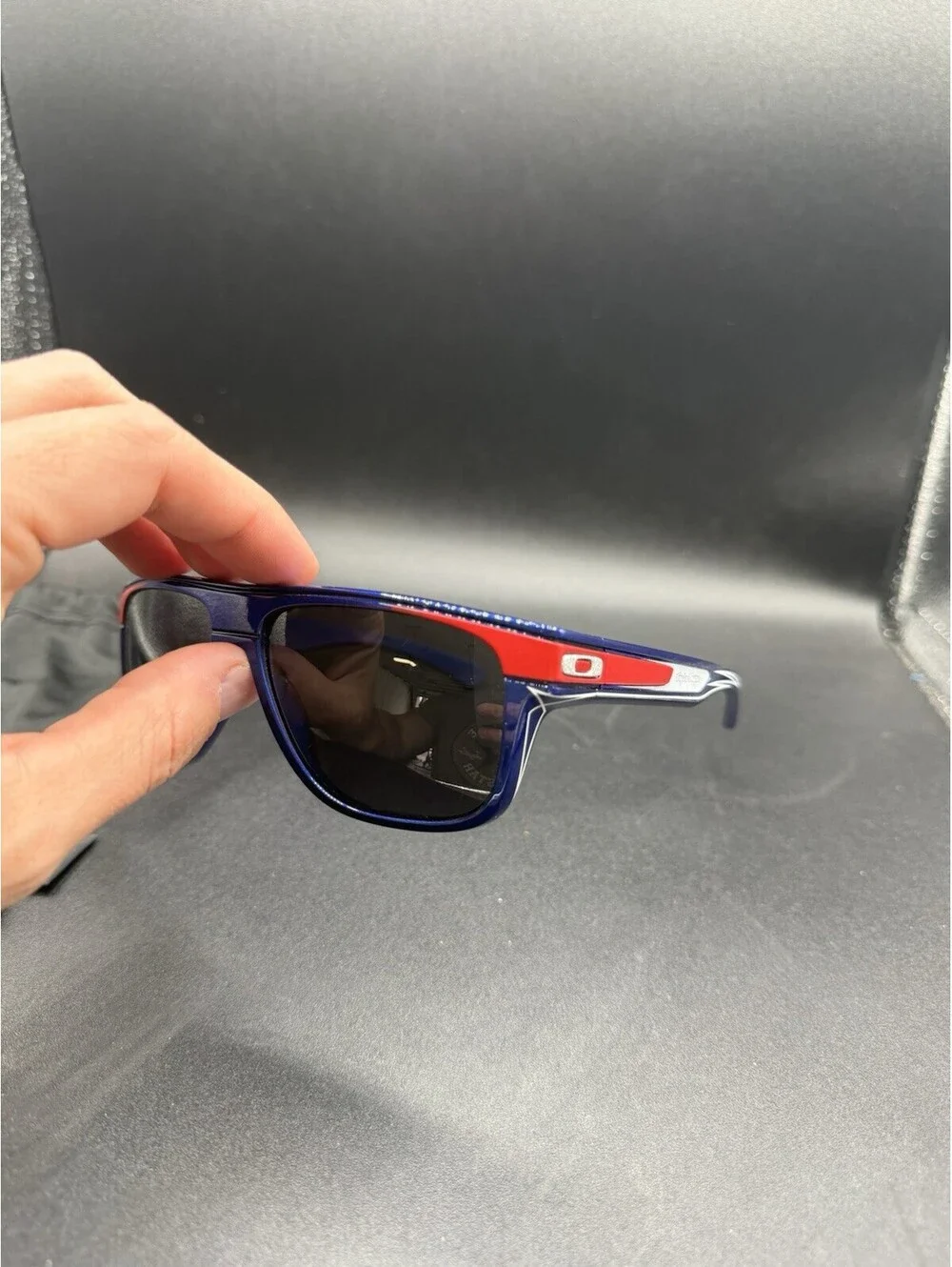 Oakley Breadbox Troy Lee Electric Blue/Warm Grey Lenses OO9199-32